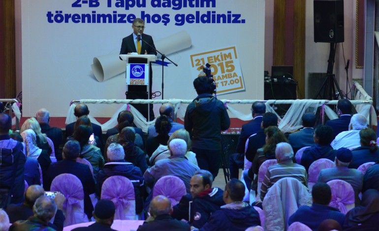 Üsküdar’da 2B Arazi Sorunu Çözüldü