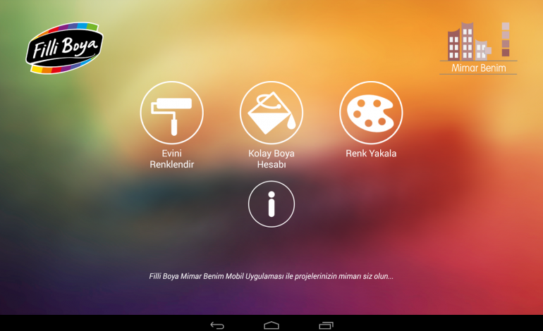 Filli Boya’dan “Mimar Benim” Uygulaması
