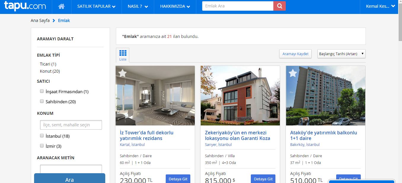 tapu.com açık artırma ilanları