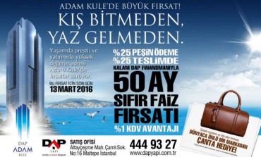 Adam Kule'de Çantalı Satış Kampanyası