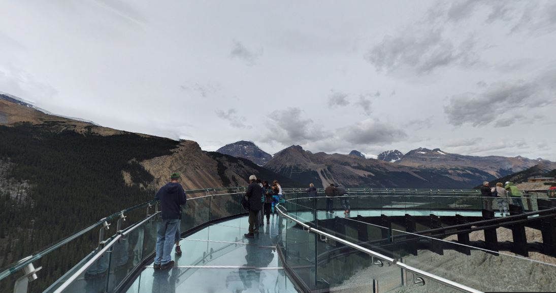 Glacier Skywalk, cam seyir terası 12