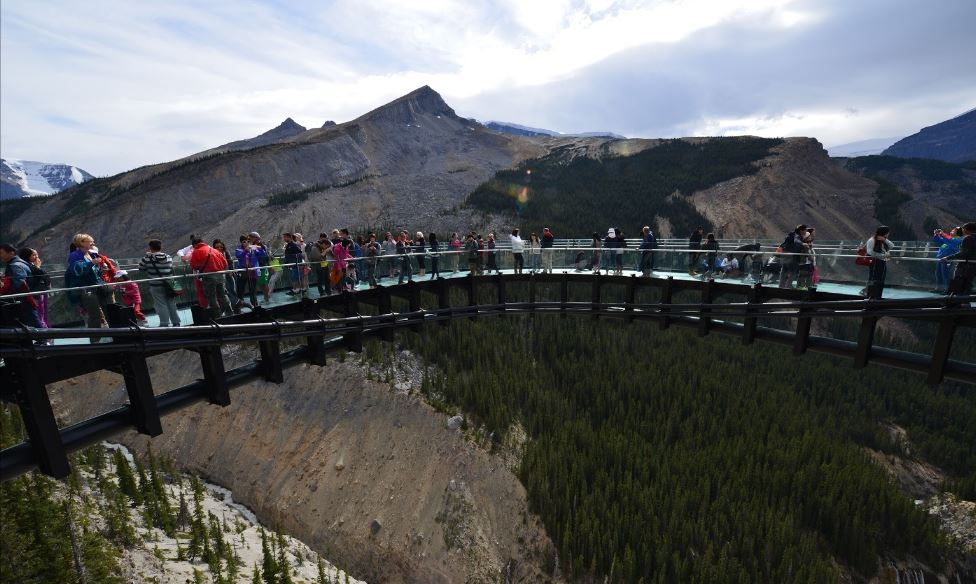 Glacier Skywalk, cam seyir terası 15