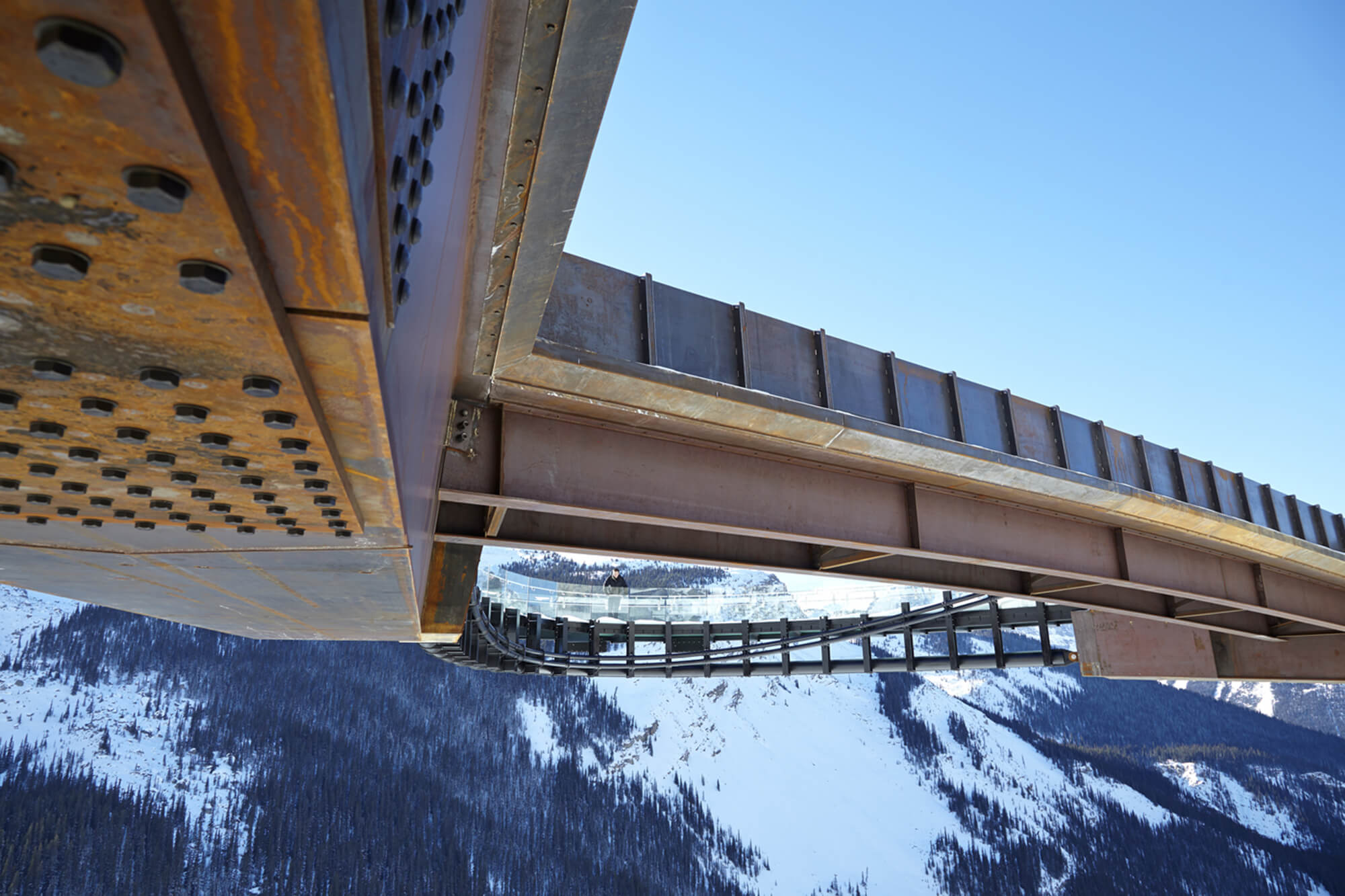 Glacier Skywalk, cam seyir terası 2