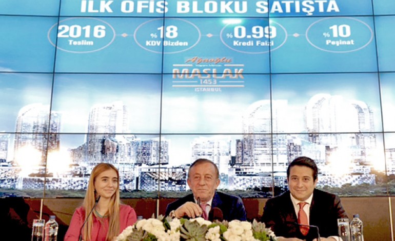 Maslak 1453 Projesinin İlk Ofis Bloğu Ev Fiyatına Satışta