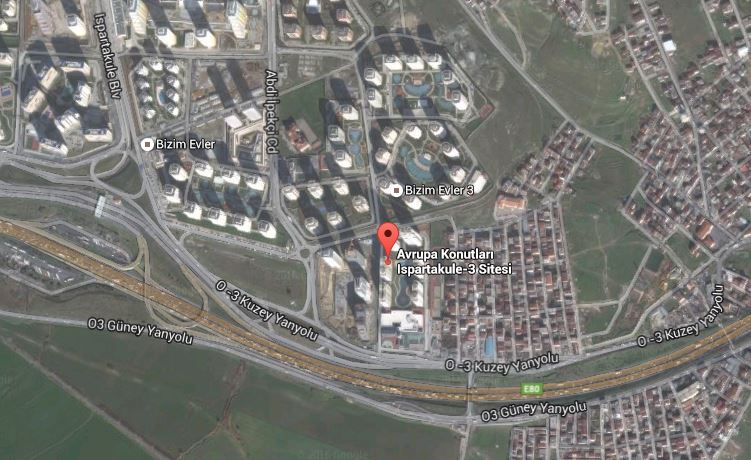 avrupa konutları ıspartakule 3 ulaşım