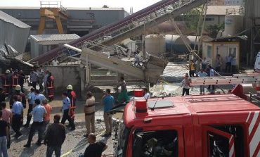İstanbul'da ​beton santralinde çökme yaşandı