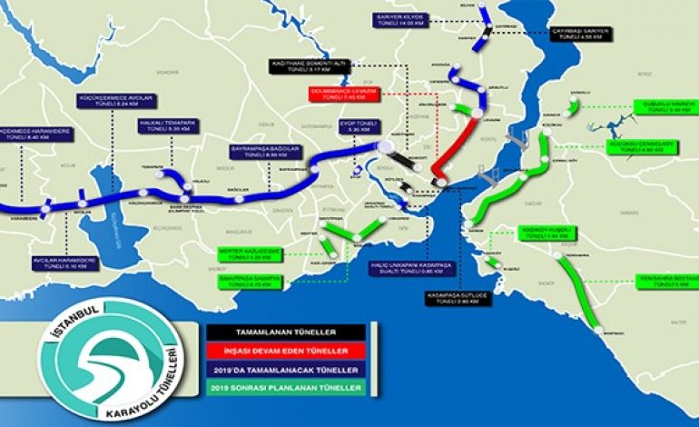 11 Yeni Tünel İle İstanbul Trafiğine Çözüm Aranıyor