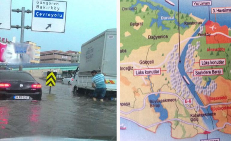 Kanal İstanbul Yerine Su Kanalları Yapılarak Sel Baskınları Önlensin