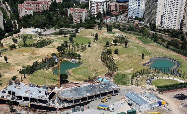 Kentsel dönüşümden golf sahası çıktı