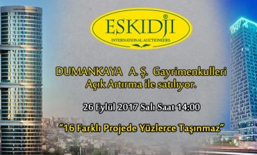 Dumankaya'nın Gayrimenkulleri Yarın Açık Artırmaya Çıkıyor