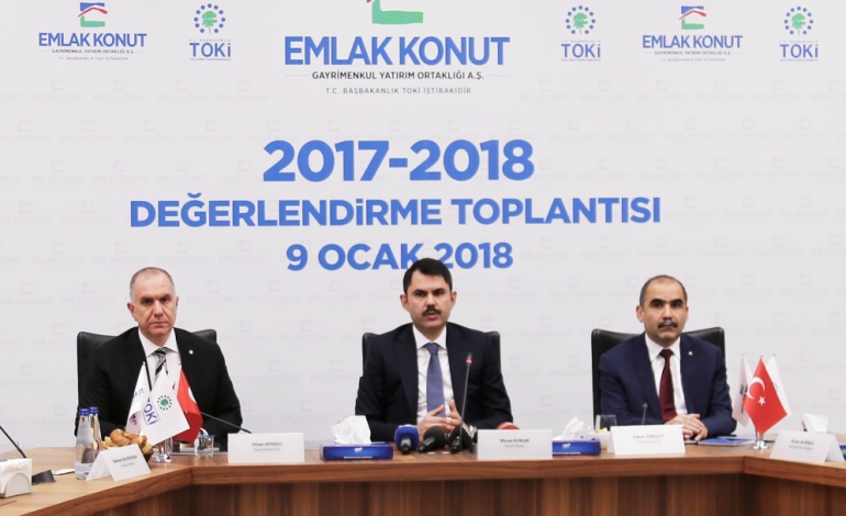 Emlak Konut GYO, 2017'de 7,7 Milyar TL Satış Gerçekleştirdi