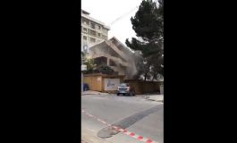 Fenerbahçe'de bina yıkıldı