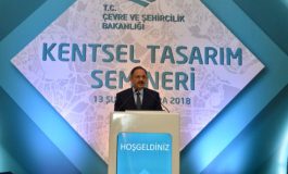 Özhaseki Kentsel Tasarım Semineri'nde konuştu