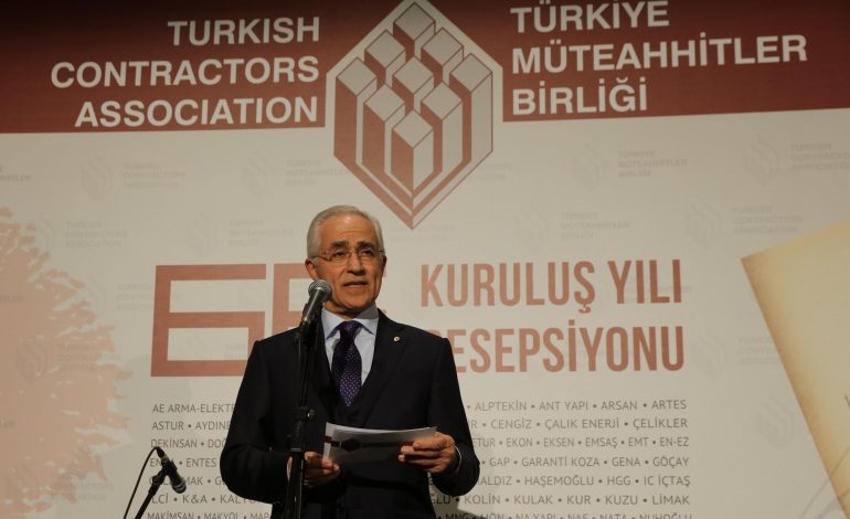 “Bugün Türk inşaat sektörünün dünyada ulaşmış olduğu konum hepimiz için gurur vericidir”