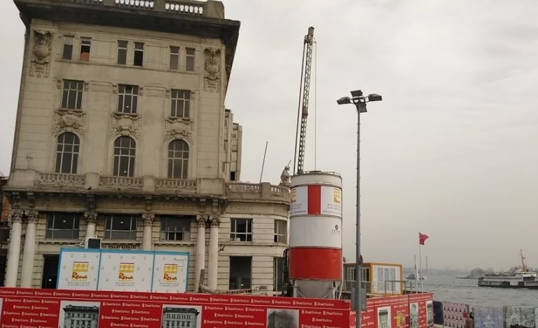 Karaköy Ziraat Bankası Binası Tadilatta