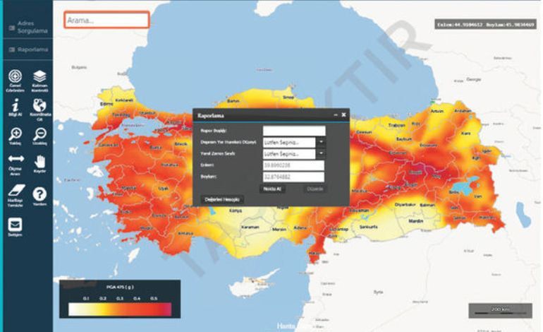 Adrese Göre Deprem Sorgulama