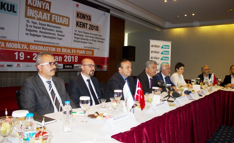 Konya gayrimenkul, inşaat, kent ve mobilya fuarı 19-22 Nisan’da