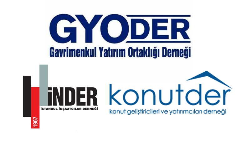 GYODER, İNDER ve KONUTDER Ortak Basın Toplantısı Başladı