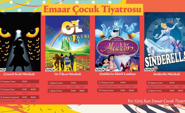 Emaar AVM Çocuk Karnavalı’nda Tiyatro Günleri Başladı