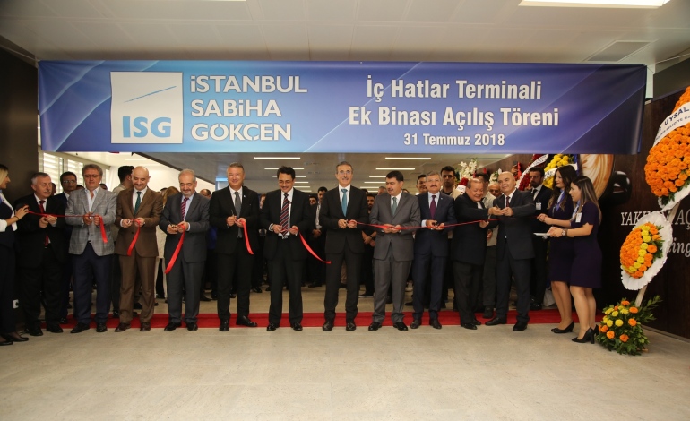 Sabiha Gökçen’in Yeni İç Hatlar Terminali Hizmete Açıldı