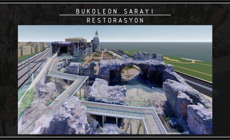 Boukoleon Sarayını İBB Restore Edecek