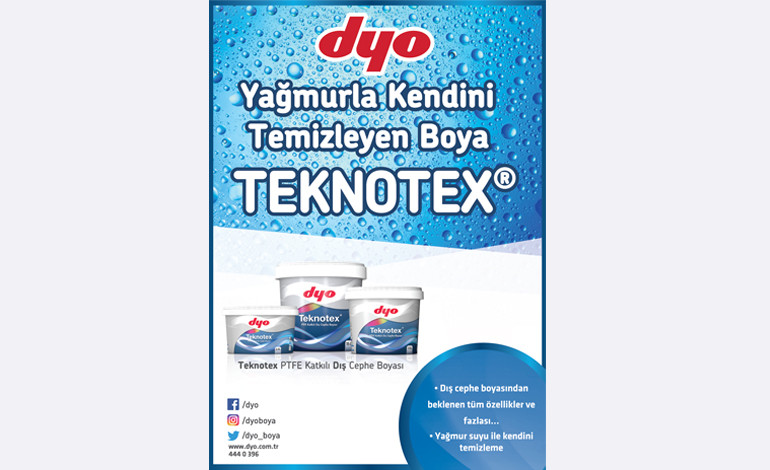 Teknotex ile yapılar kir ve suya karşı yüksek direnç kazanıyor