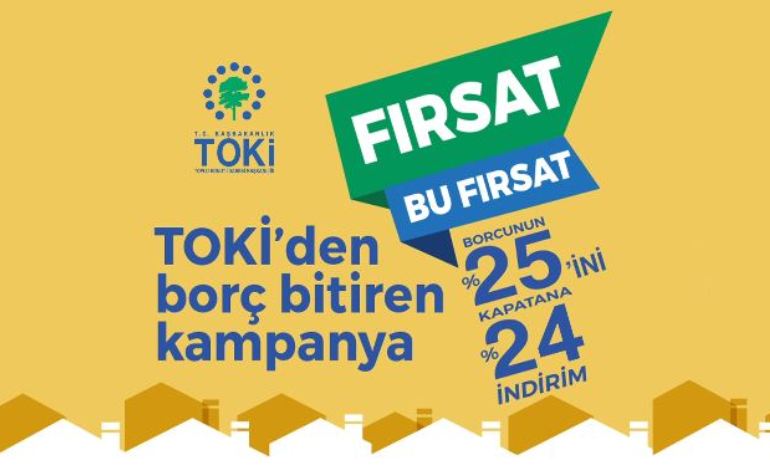 Toki İndirim Kampanyası Başladı