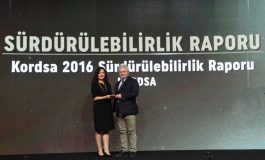 Kordsa Sürdürülebilirlik Raporu'na Sürdürülebilir İş Ödülü