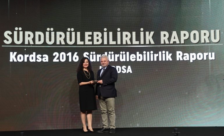 Kordsa Sürdürülebilirlik Raporu’na Sürdürülebilir İş Ödülü