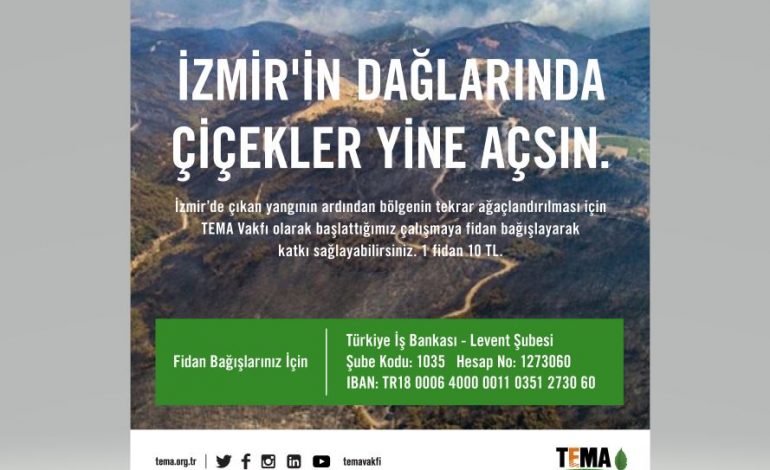 TEMA Vakfı: İzmir için fidan bağışlarınızı bekliyoruz