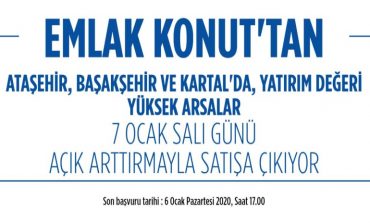 Emlak Konut İstanbul'un 3 İlçesindeki Arsalarını Satışa Çıkardı