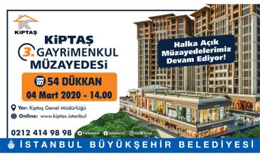 Kiptaş 3. Gayrimenkul Müzayedesi Yarın Düzenleniyor