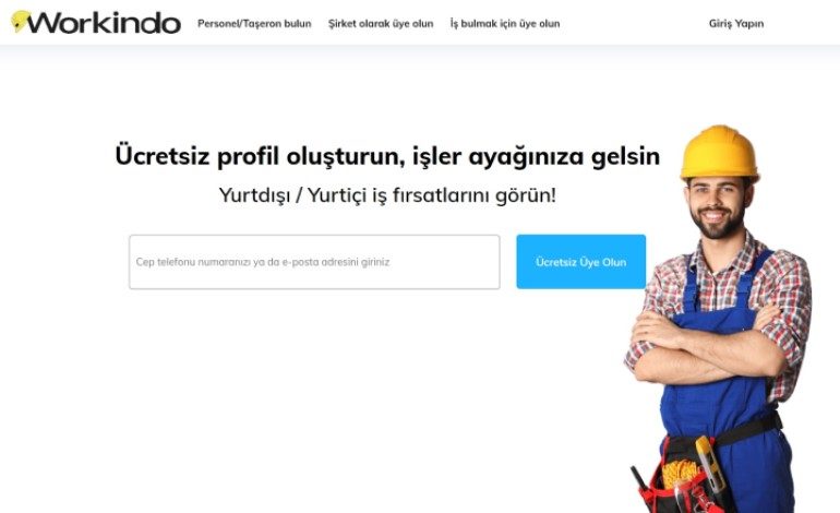 Yapı-İnşaat Sektörüne Özel Kariyer Sitesi, Workindo!