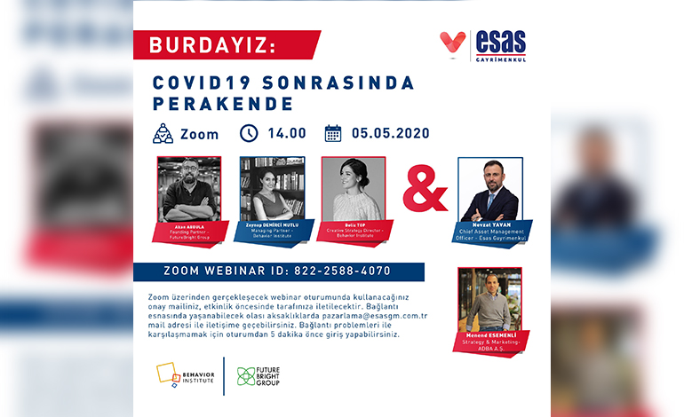 Esas Gayrimenkul’ün ev sahipliği yaptığı “Burdayız” webinar serisi başlıyor