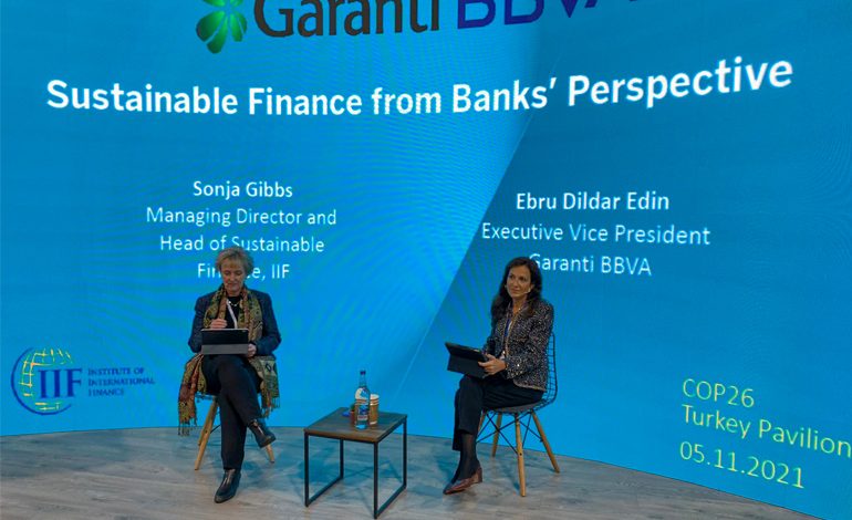 Garanti BBVA, Çevre, Şehircilik ve İklim Değişikliği Bakanlığı’nın davetiyle Birleşmiş Milletler 26. İklim Değişikliği Konferansı’na katıldı