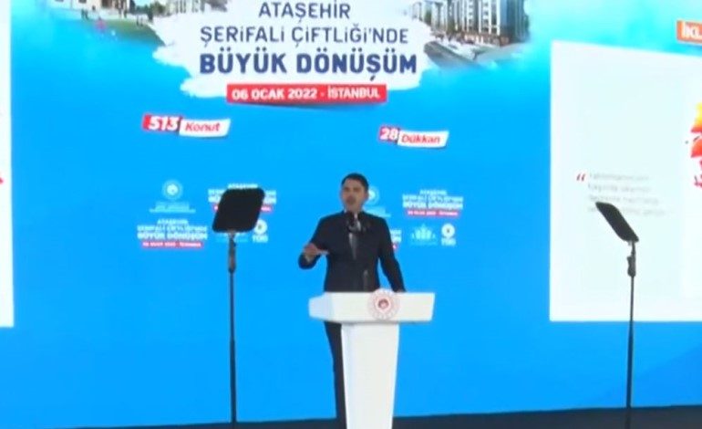 Ataşehir Şerifali İmar İskan Blokları Temel Atma Töreni Yapıldı