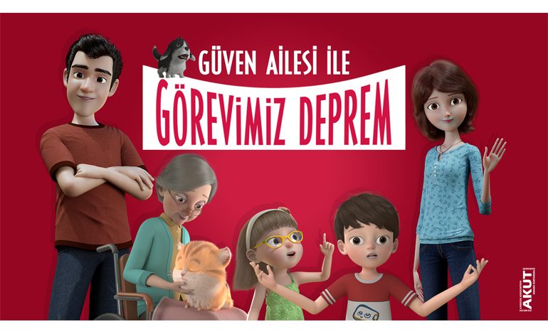 AKUT’tan, geleceğimiz çocuklarımız için deprem konulu harika bir animasyon filmi