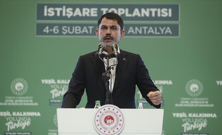 Bakan Kurum: ‘İklim dostu’ projelere 2022 içerisinde 37 milyar lira kaynak aktaracağız
