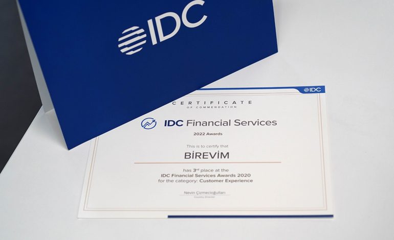 Birevim’e IDC Türkiye’den ödül