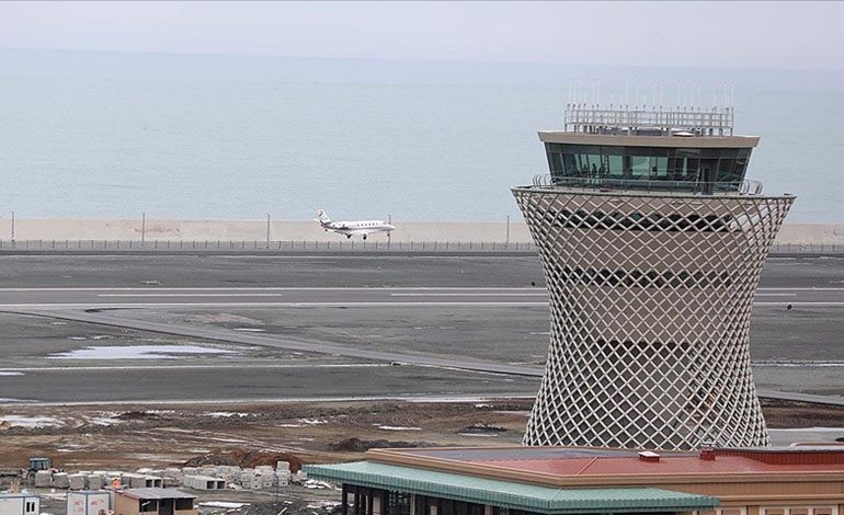 Rize-Artvin Havalimanı’nda test uçuşu yapıldı