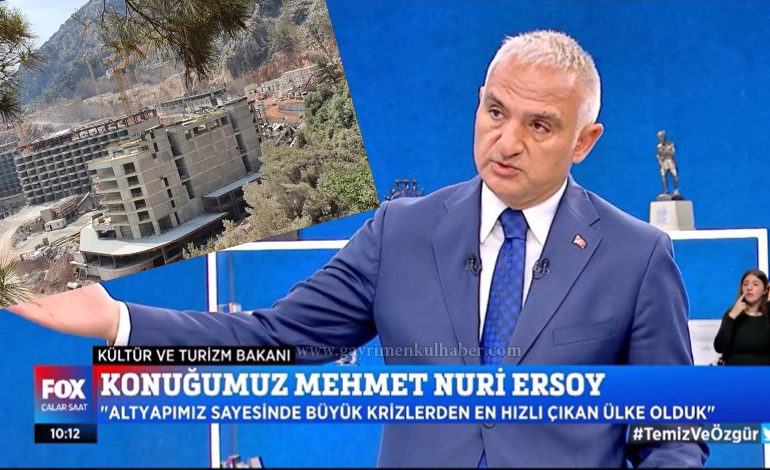 Kültür ve Turizm Bakanı Mehmet Nuri Ersoy, Sinpaş Marmaris Projesiyle İlgili: “Ben Müdahil Olmak İstedim!”