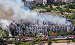 İstanbul'da Balıklı Rum Hastanesi'nde yangın çıktı