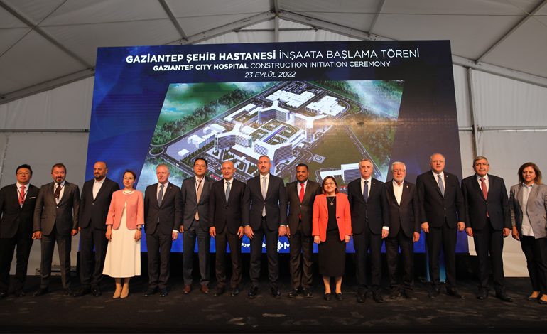 Gaziantep Şehir Hastanesi Temeli Ayma Töreni Yapıldı
