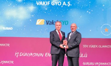 Vakıf GYO, Türkiye Mükemmellik Ödülü’nün sahibi oldu