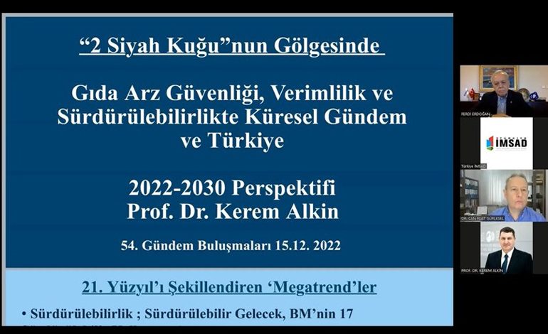 54. TÜRKİYE İMSAD GÜNDEM BULUŞMALARI’NDA “2022 DEĞERLENDİRMESİ – 2023 BEKLENTİLERİ” KONUŞULDU