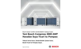 Bosch’tan ticari binalar ve geniş yaşam alanları için Havadan suya ısı pompası: Compress 3000 AWP