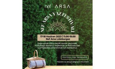 Nef Arsa 2023 Yaz Festivalleri Lüleburgaz’da başlıyor