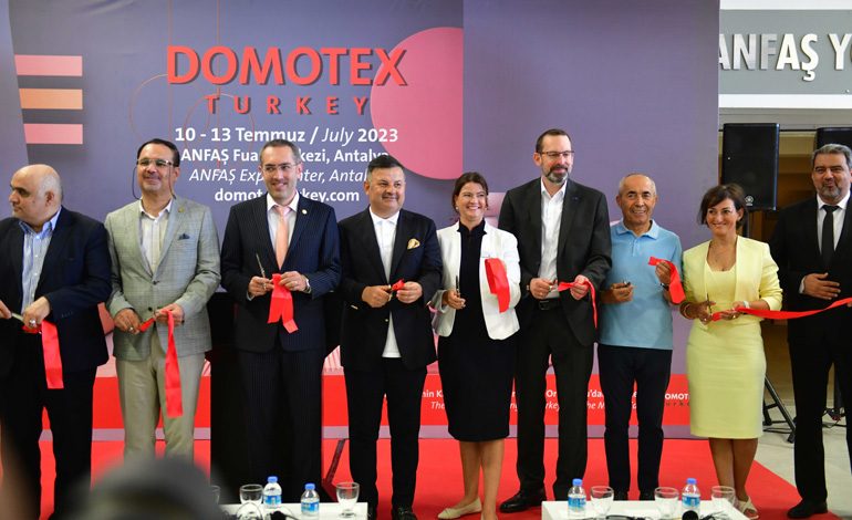 Halı ve zemin kaplamaları sektörünün lider  fuarı DOMOTEX Turkey kapılarını açtı