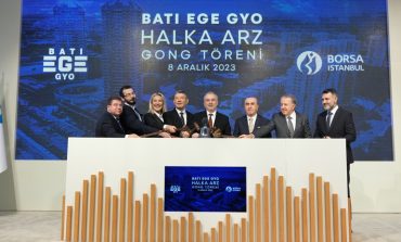 BORSA İSTANBUL’DA GONG ‘BATI EGE GYO’ İÇİN ÇALINDI