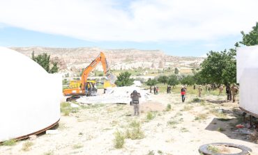 Kapadokya Alan Başkanlığı kaçak yapılaşmaya göz yummuyor!